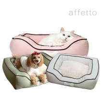 아페토 반려견 코튼 사각방석, 카키