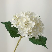 영이오브제 수국 조화 6color 인테리어 꽃다발, 화이트
