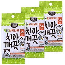 에티펫 치아깨끗 반려동물용 물티슈, 30매, 3개