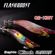 시마노 세피아 클린치 플래시부스트 QE-X30T (3호/15g) 루어낚시 하드베이트 무늬오징어에기, 008, 1개