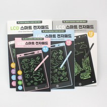 [날쌘거북이] LCD 8.5 10 12인치 스마트 전자패드 전자칠판 전자노트 드로잉패드 그림패드 태블릿 유아 어린이 메모장, 블랙