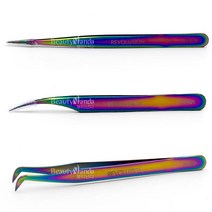 뷰티난다 레볼루션 핀셋 3종 속눈썹 트위져 멀티티타늄 속눈썹연장핀셋 속눈썹연장재료 반영구화장재료, 1개, RV-625