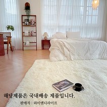 채우다공간 샤기 카펫 카페트 특대형 거실 러그 털빠짐없는 세탁가능 매트 양털 에코퍼 물세탁가능