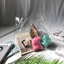 여름 빅사이즈 렛츠 투명 비치백 숄더 가방