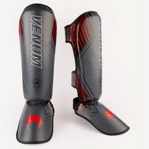 베넘 컨텐더 2.0 정강이 보호대 / 킥복싱 신가드 무에타이, 블랙/레드 색상