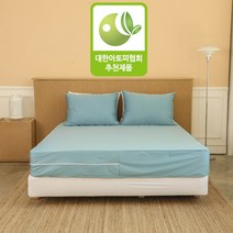 침대 매트리스 방수 커버 폴리 지퍼형 진드기 차단 세탁 사계절 싱글/더블/퀸/슈퍼퀸 기숙사 필수템