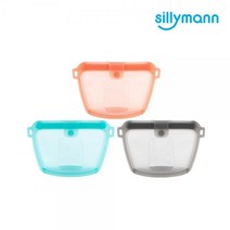 실리만 실리콘 푸드 주머니 350ml WSK3193 보관용기 냉장고정리 이지민트 얼반블랙 로즈코랄, 상세설명 참조