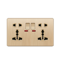 디자인 멀티탭 depoguye gold 13a uk 플러그 usb 벽 전원 소켓 스위치가 있는 범용 10홀 콘센트 usb 충전기가, 2gang 10핀, 110-250v