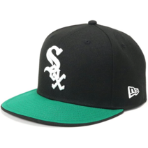 new era 뉴에라 스냅백 야구 모자 59FIFTY MLB 반전 바이저 CWS 블랙 7 1 2 5950 VISOR CUSTOM CHIWHI BLACK, 59.5cm, OAK 다크 그린