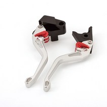 2021 오토바이 조정 가능한 브레이크 클러치 레버 로얄 Enfield 350cc 유성 CNC 알루미늄 168MM 핸들 액세, 02 3D 168mm Silver