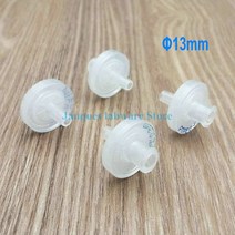 가습기진동자 20 개/묶음 13mm 25mm 일회용 마이크로 샘플 필터 0.2/0.45um 소수성 PTFE 멤브레인 랩 액체, 02 13mm 0.45um