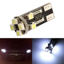 10x 무오류 CANBUS 8 SMD LED 화이트 W5W T10 501 사이드 전구 없음, 한개옵션1, 한개옵션0