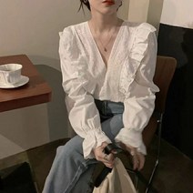 Mayfox 이지혜 김지혜 장도연 박미선 오케이광자매 전혜빈 빈센조 전여빈 블라우스 st 옷 패션 셔츠