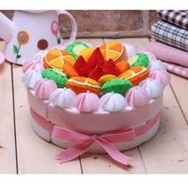 [펠트친구] 과일케익상자/펠트케익/발렌타인데이/발렌타인포장/선, 1개