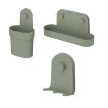 이케아 외보네스 흡착식 주방 욕실 정리 선반 꽂이 바구니, 흡착식용기, 1개