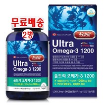 노블 울트라오메가3 지방산 캐나다 청소년 연어유 오메가3 비타민D DHAEPA 90캡슐 2병