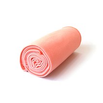 아사나 Solid 핫 요가타월, 파우더 핑크