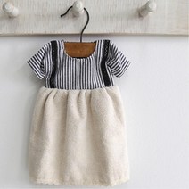 큐티 미니 원피스 카페 주방 잘 마르는 타월 물수건 물로만지워지는 부드러운 북유럽스타일 면, 차콜