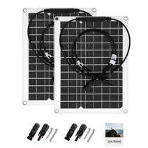 태양열 발전기 발전소 1500W 광 발전 시스템 키트 배터리 충전기 300W 전지 패널 10-60A 충전 컨트롤러 완전 홈 그리드 캠프, 02 600W solar panel
