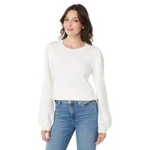 화려한 스미튼 퍼프소매 스웨터