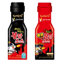 삼양 불닭 소스 혼합(불닭소스1개+핵불닭소스1개)/강력매운맛, 1개