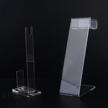 VEDANE 아크릴넥타이진열대 투명받침대, L형