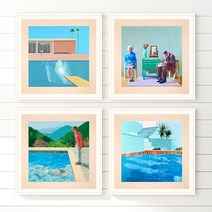 데이비드 호크니 액자 정사각 No21~28 캔버스 10호, 23번