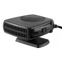 150W Electric Car Heater 12V DC Heating Fan Defogger Defroster Demister Portable Fan, 01 Black