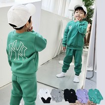 릴리리 국내생산 기모 아동뉴요커 상하복세트