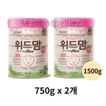 파스퇴르 위드맘 제왕 분유 3단계, 1500g, 5개