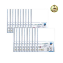 라이브잇 알파 레일클리어홀더 A4 사각쫄대 AF490B-7 10p, 30개입, 투명