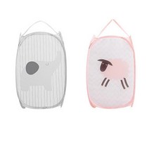 세탁물분류 접이식 대용량 아기빨래바구니 아기장난감정리함, 1개, 핑크