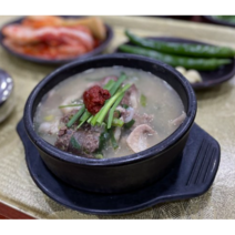 [남동백암왕순대] 전통 순대국 600g x 6팩 + 오소리 순대국 600g x 6팩 (다진청양 다대기 새우젓), 6개