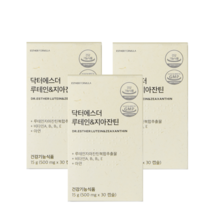 여에스더 루테인 지아잔틴 루테리 여에스터 여예스더 여예스터 눈 황반 영양제 건강기능식품 닥터에스더 에스더포뮬러 약1개월분, 3개