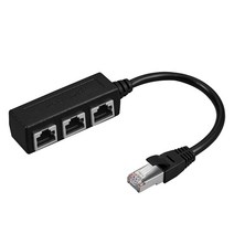 고퀄 인터넷 UTP 랜선 분배기 3포트 젠더 커플러 RJ45 연장, 본상품선택, 1개