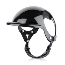 클래식헬멧 오토바이 agv 쇼에이 바이크 풀페이스 오픈페이스 소두핏 경량 스냅백 시스템 가벼운 카본 반모 코모 스쿠터 레트로 쉴드 헬멧 2022 새로운 도착 애완 동물 헬멧 귀, 엘(50x8.3cm)