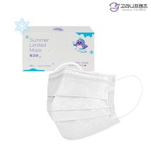 [쿨고래마스크 여름용] 대형 원사이즈 / 50매 1박스/ 국내생산 시원하고 얇은 써머본드 마스크, 50개입, 4개, White