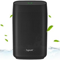 제습기 미니 원룸 캐리어 가정용 업소용 제습기 hysure 700m l24fl. oz 1200입방피트215sq ft 조용한 방 휴대용, 협력사, 검은 색, EU 플러그