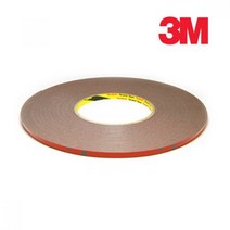 3M 몰딩 양면 테이프 10mmx16.5M 두꺼운 접착테이프 공업용 산업용, 색상, 백색(5068)