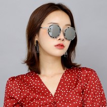 이태리 마인드마스터 MMS1018 동글이 실버미러 선글라스