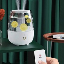 6.8L 가습기 물 대용량 안개 지능형 초음파 터치 원격 제어 모델, [01] White, [01] AU