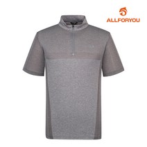 [올포유] 남성 반집업 반팔 티셔츠 AMWJJ2321-190_G