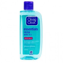 존슨앤존슨 클린앤클리어 에센셜 클렌징워터 125ml 토너 자극없는 클렌져, 1개, 단품