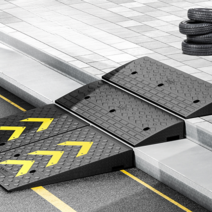 경사판 경사대 고강도 플라스틱 오르막 도로 턱 차량 받침대, 길이 100 폭 35 높이 10 cm