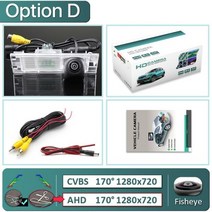 자동차카메라 GreenYi 차량 후방 카메라 170 ° 1920x1080P HD AHD BMW 6 1 시리즈 F20 F21 M6 E63 E64 F06 미니 쿠퍼 R55 클럽맨, D-CVBS720P-AHD720P