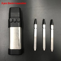 야외 촬영 스포츠 다트 발사기 도구 휴대용 미니 투석기 활과 화살 액세서리 고속 성인 대상 사격, 3 PC 다트 런처