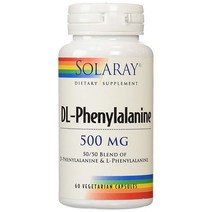 솔라레이 DL-페닐알라닌 500mg 베지테리안 캡슐, 60개입, 1개