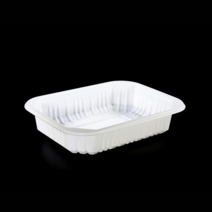 맛을담는용기 실링용기 / 줄단위 소량판매 실링용기 PC-19154 백색 - 100개 엔터팩 큐담 팩시스 호환 용기, 1개