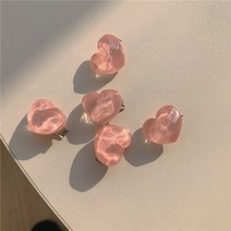 다왕 JcuZZ771 큐트 핑크 미니 집게핀 5레이어드
