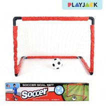 플레이잭 2단 접이식 골대 휴대용 축구용품